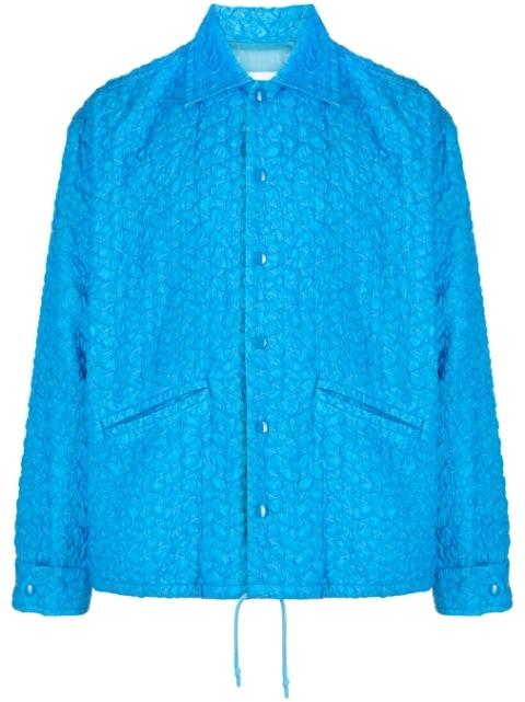 textured shirt jacket by TOGA VIRILIS