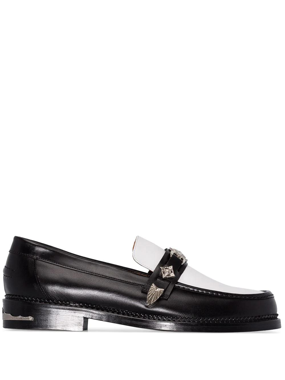 two-tone buckled loafers by TOGA VIRILIS