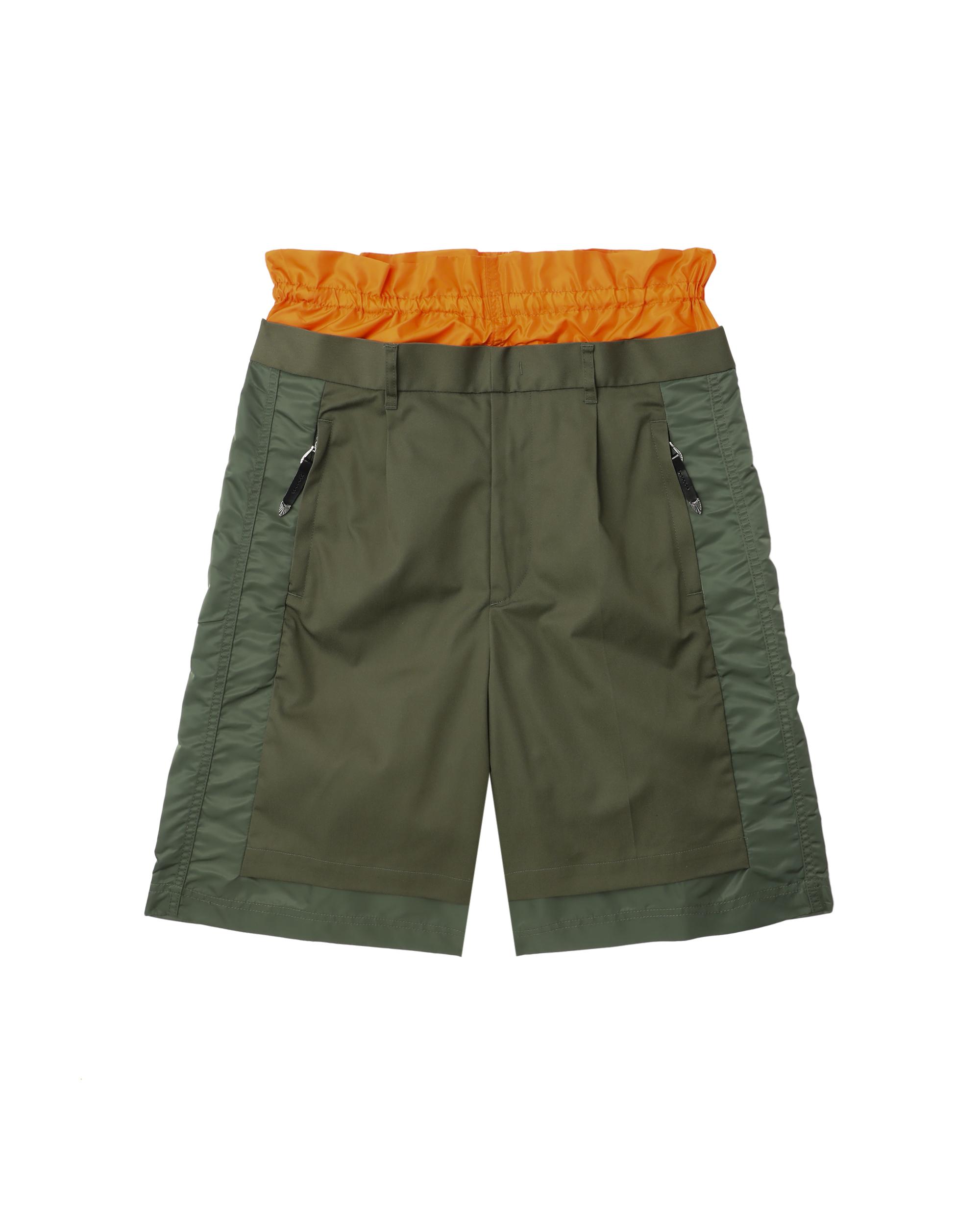 X PORTER panelled shorts by TOGA
