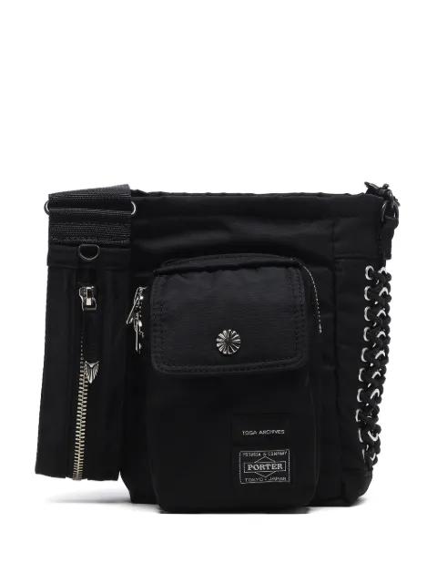 appliqué-detail messenger bag by TOGA