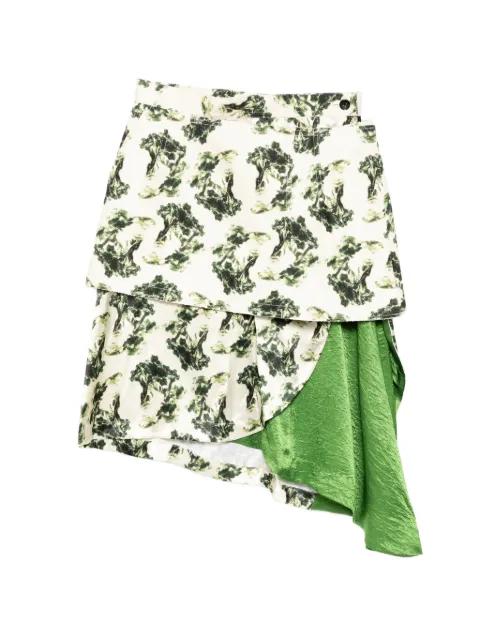 floral canvas skirt by TOGA