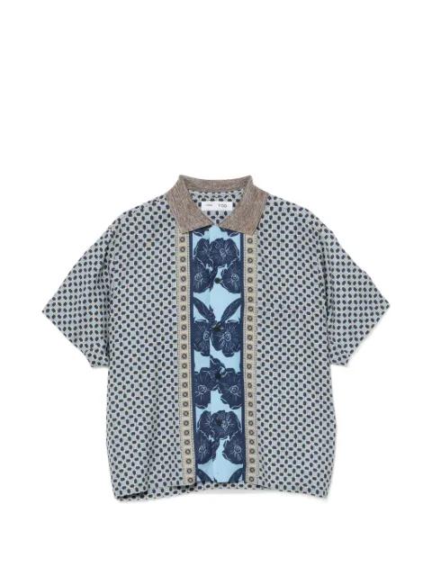 geometric-print shirt by TOGA