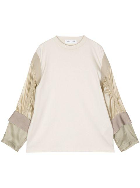 panelled colour-block T-shirt by TOGA