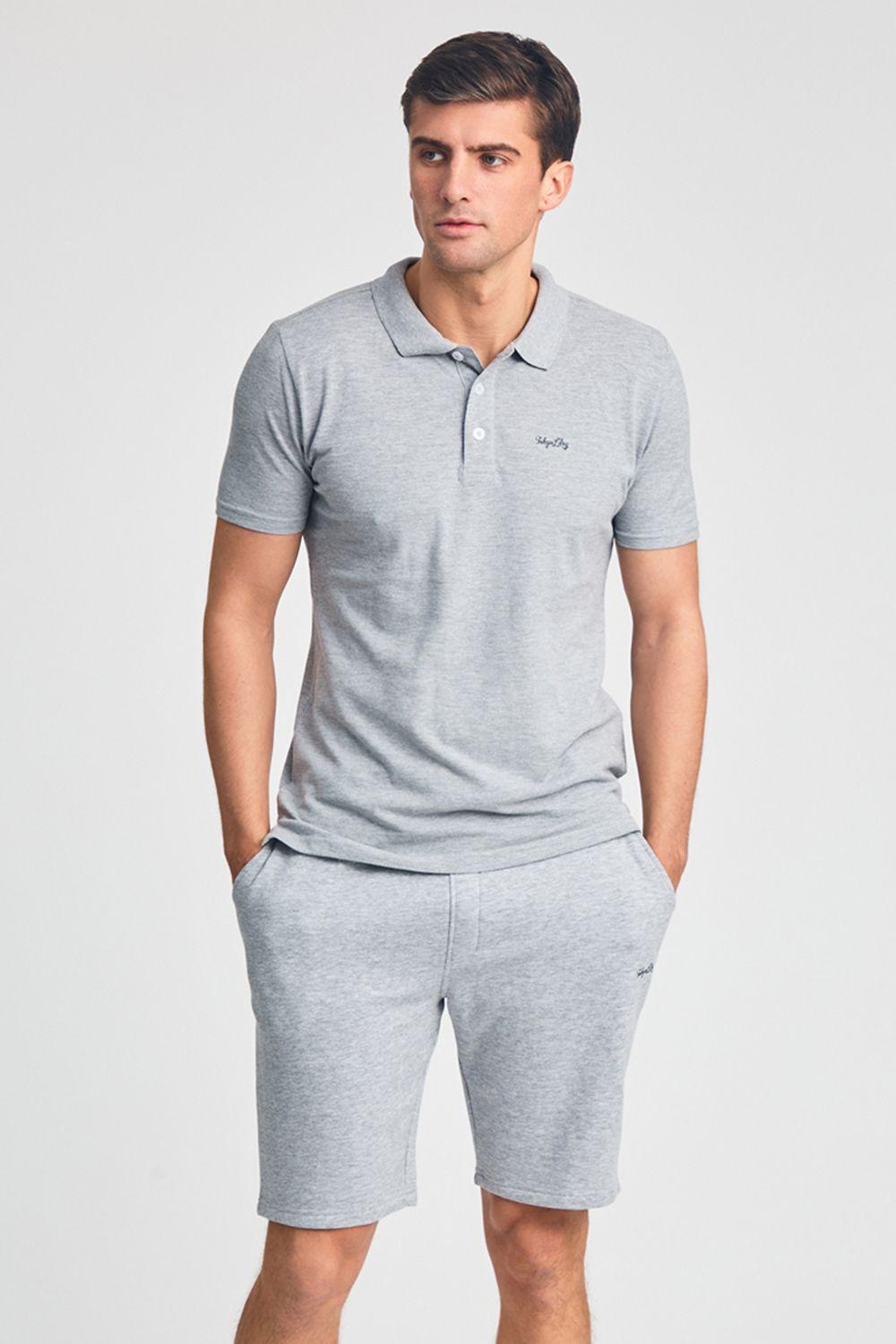 2-Piece Polo Shirt and Shorts Outfit Set by TOKYO LAUNDRY