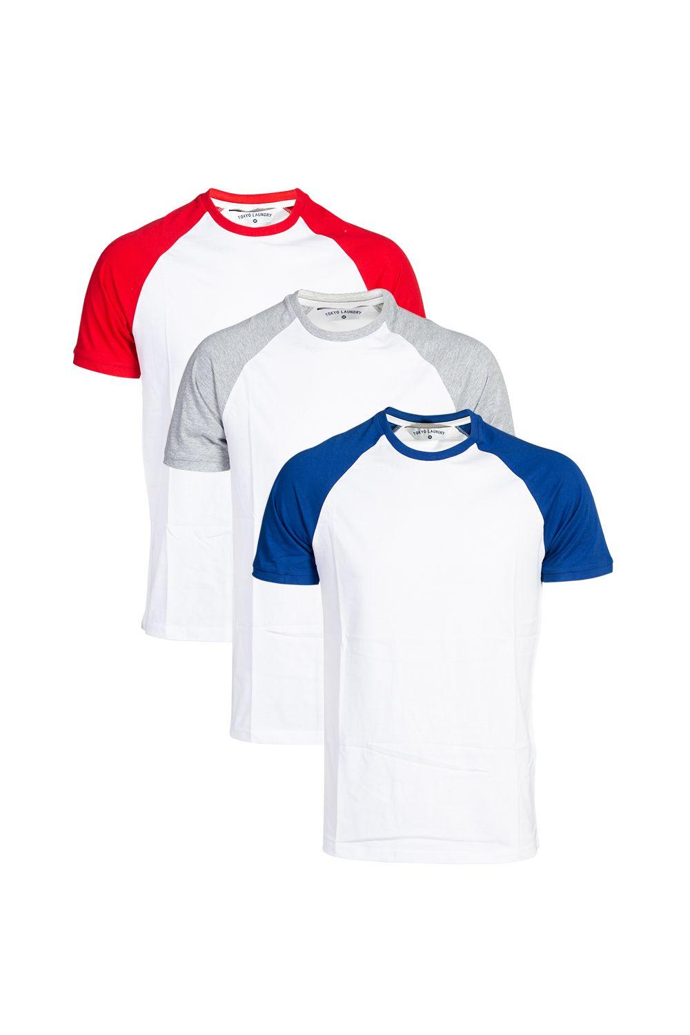 3-Pack Raglan Short-Sleeve T-Shirts by TOKYO LAUNDRY