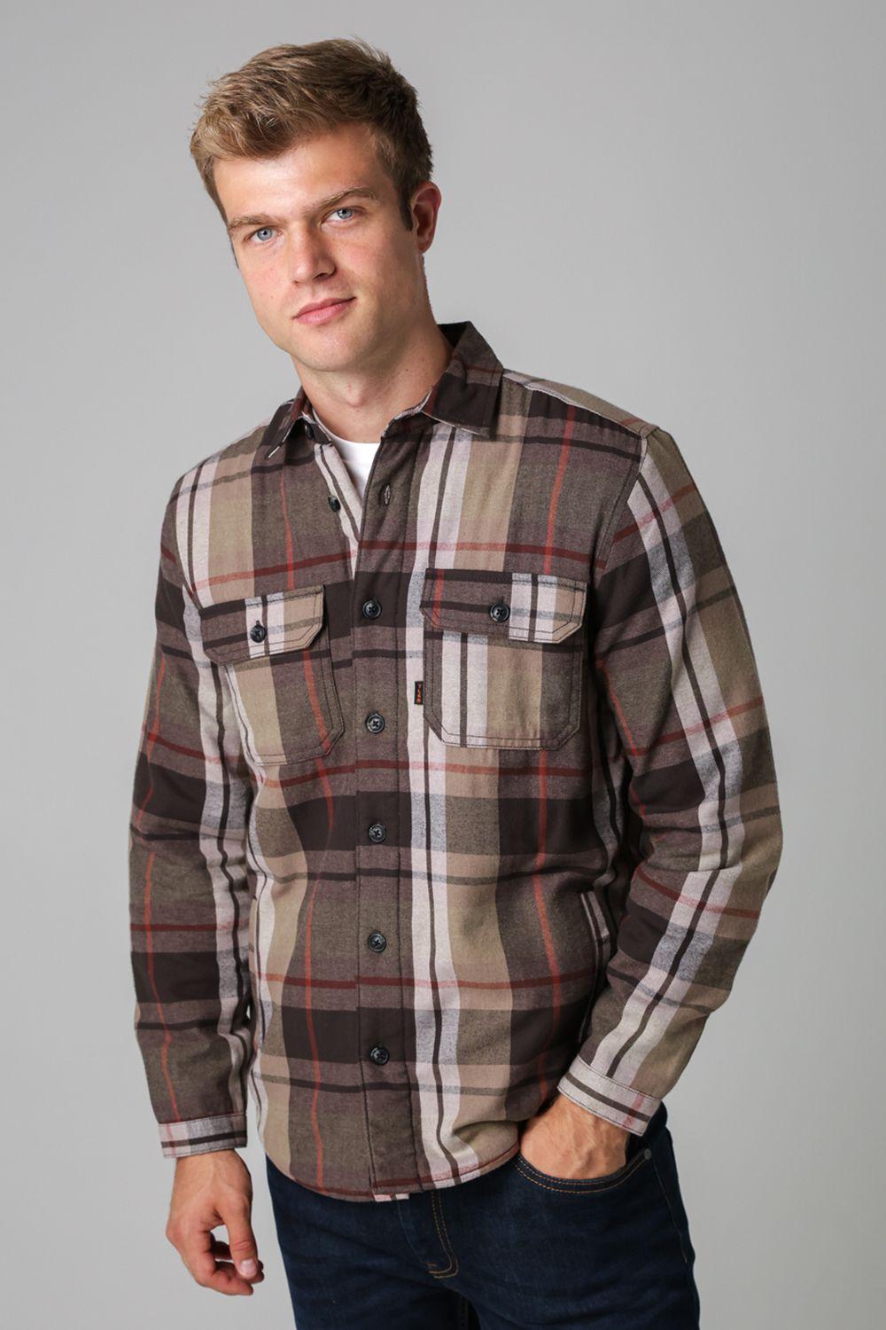 Checked Padded Shirt with Sherpa Lining by TOKYO LAUNDRY