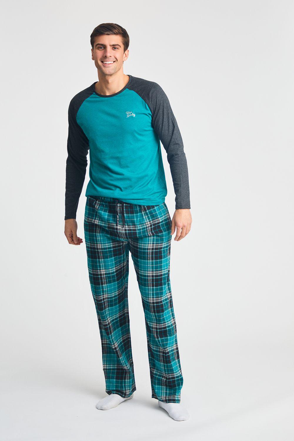 Cotton 2-Piece Long Sleeve Top and Bottoms Pyjama Set by TOKYO LAUNDRY
