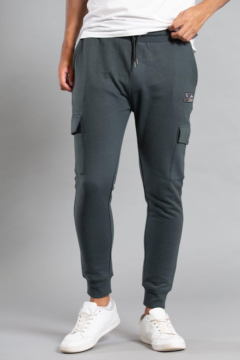 Cotton Blend Joggers with Cargo-Style Pockets by TOKYO LAUNDRY
