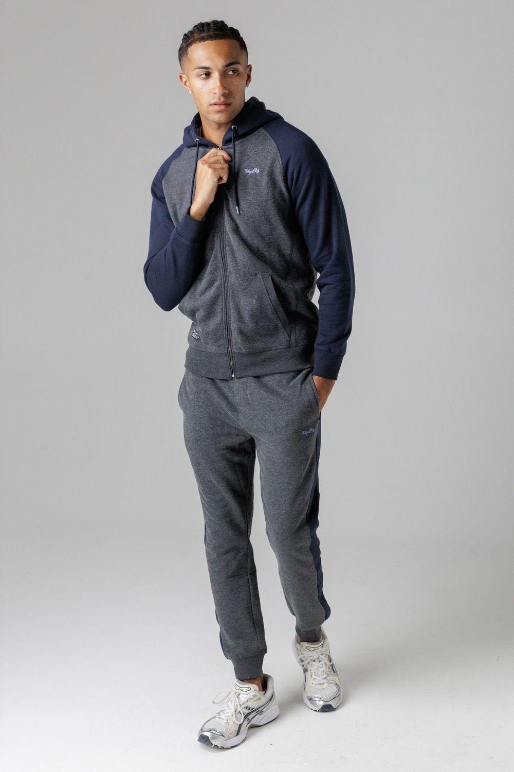 Cotton Blend Zip-Through Hoody and Jogger Set by TOKYO LAUNDRY
