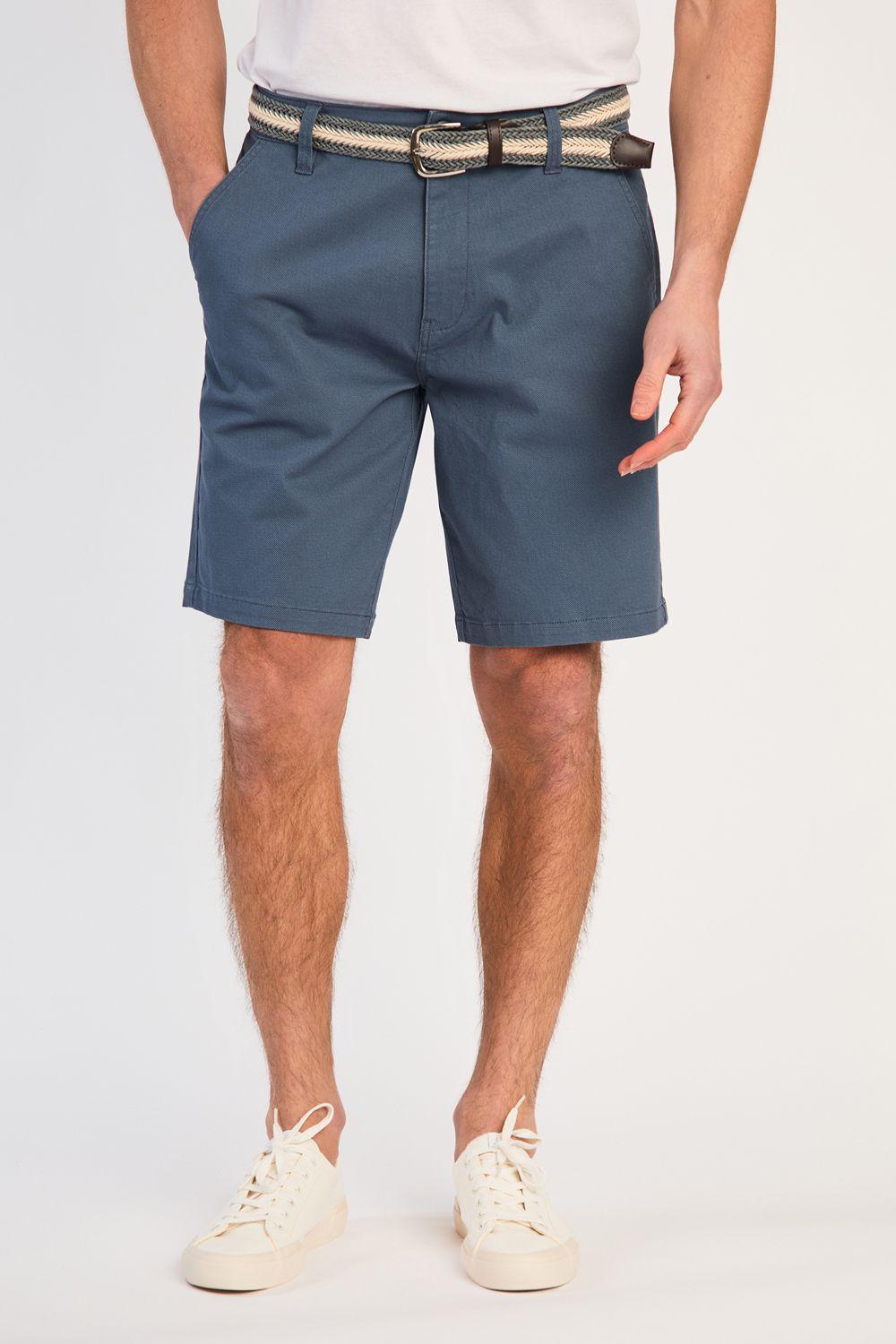 Cotton Chino Short with Belt by TOKYO LAUNDRY