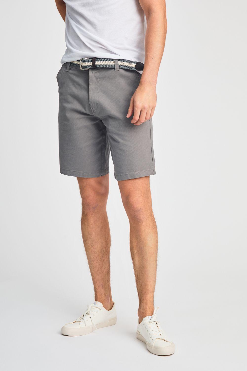 Cotton Chino Short with Belt by TOKYO LAUNDRY
