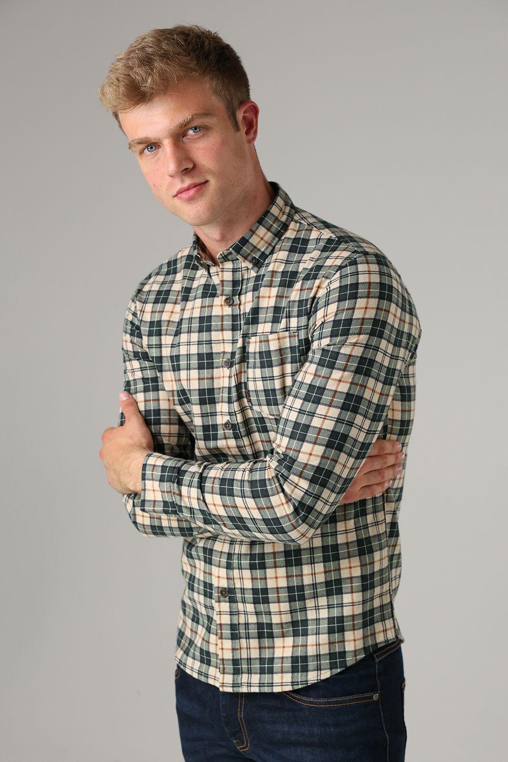 Cotton Printed Long Sleeve Shirt by TOKYO LAUNDRY
