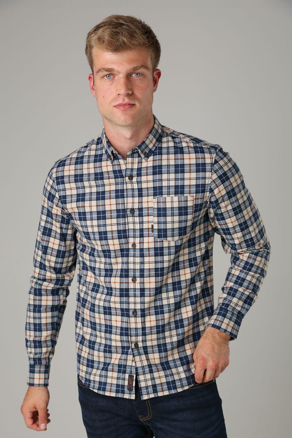 Cotton Printed Long Sleeve Shirt by TOKYO LAUNDRY