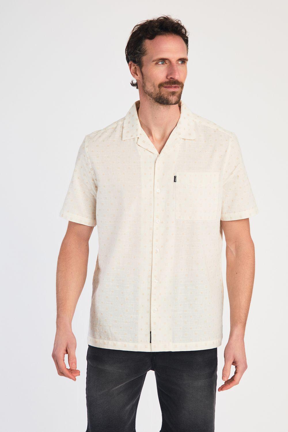 Cotton Printed Short Sleeve Shirt by TOKYO LAUNDRY