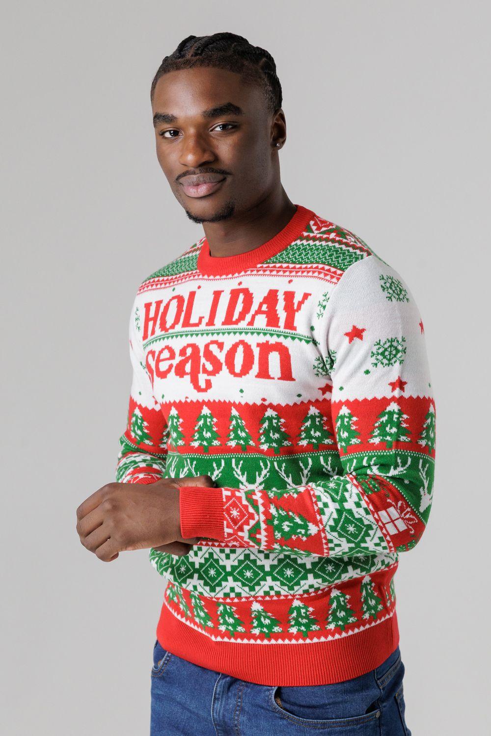 Festive Jacquard Crew Neck Jumper by TOKYO LAUNDRY Festive Jacquard Crew Neck Jumper by TOKYO LAUNDRY