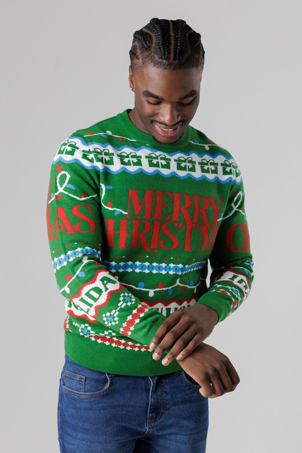 Festive Jacquard Crew Neck Jumper by TOKYO LAUNDRY