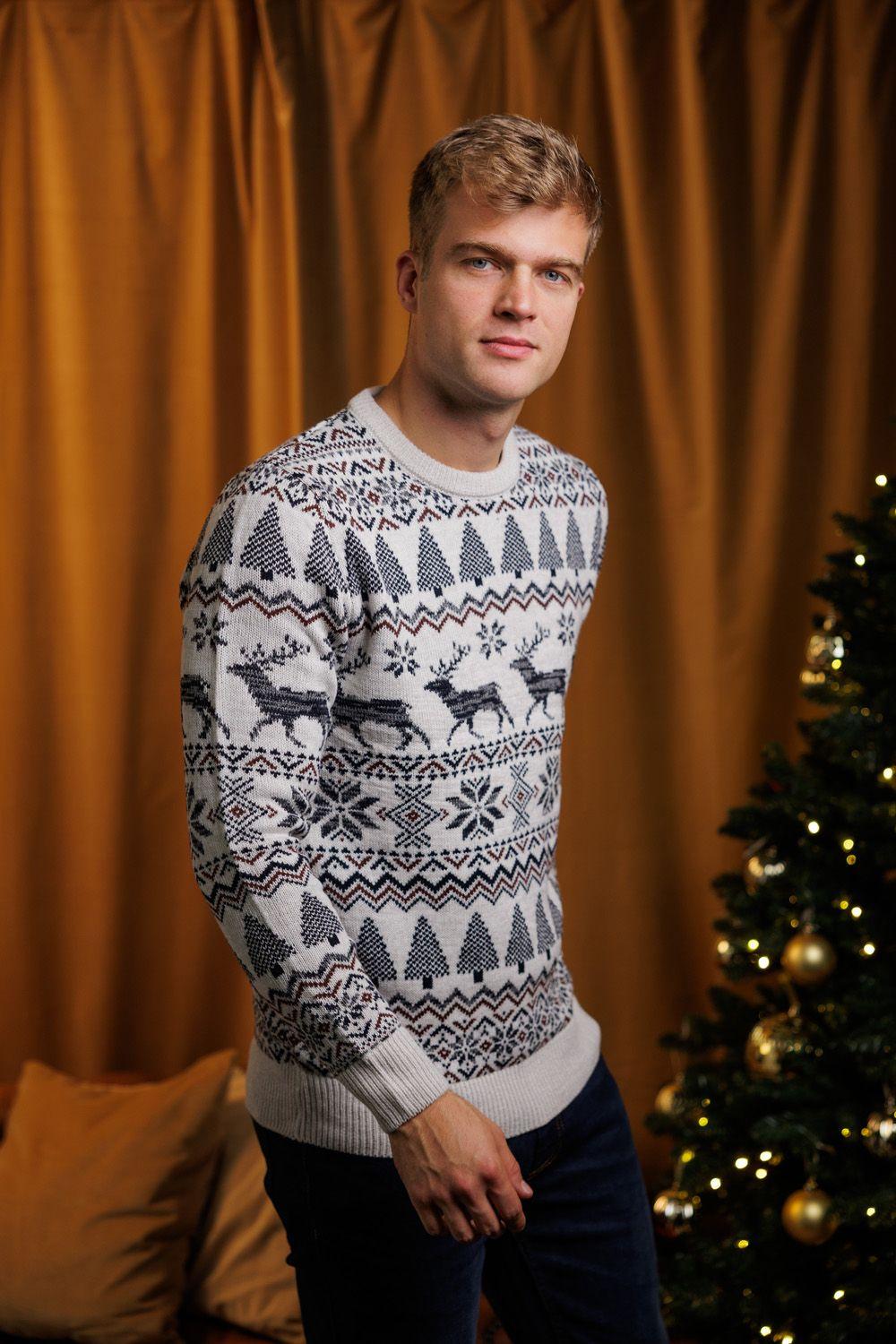 Festive Jacquard Crew Neck Jumper by TOKYO LAUNDRY