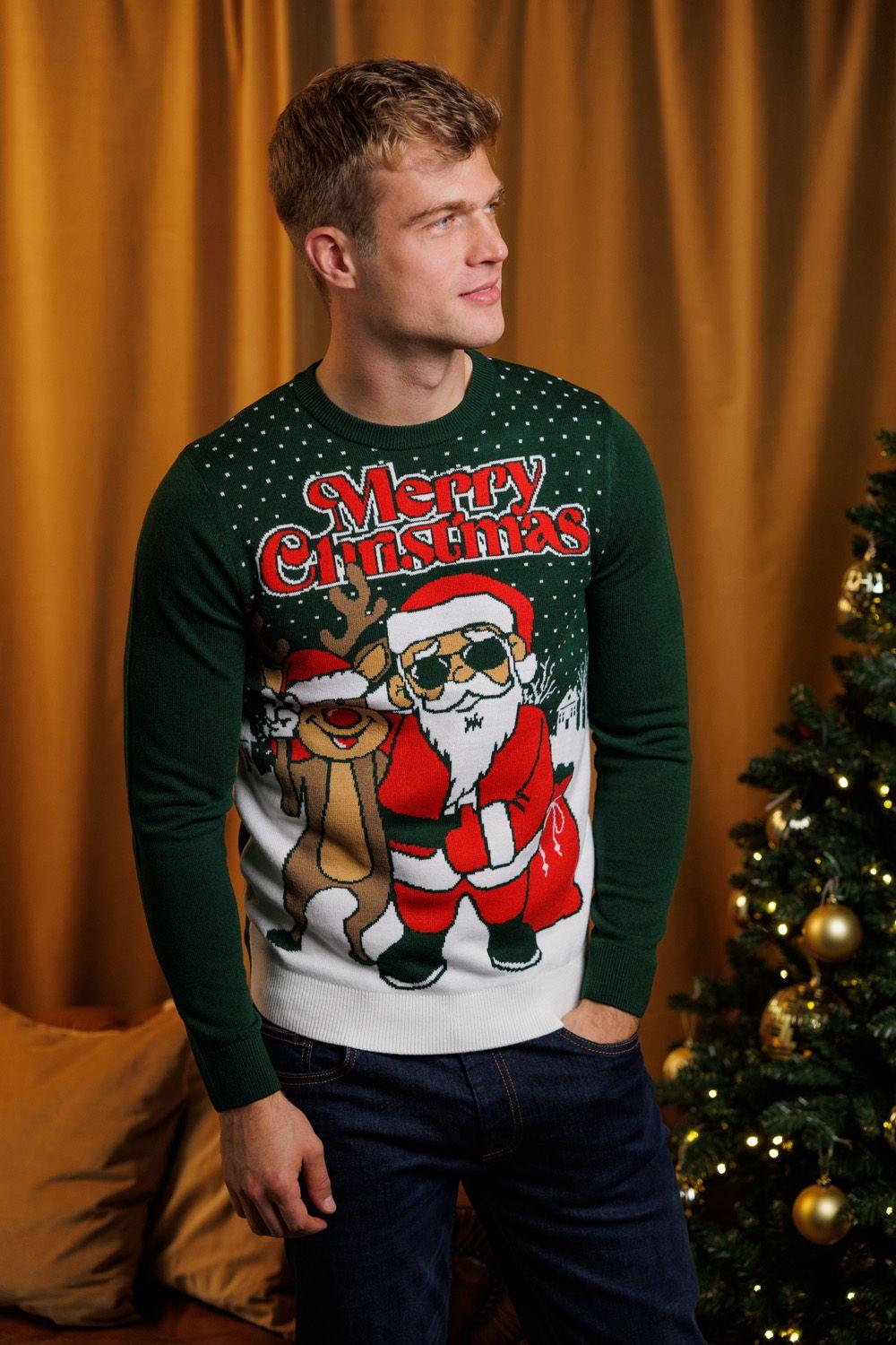 Festive Jacquard Crew Neck Jumper by TOKYO LAUNDRY