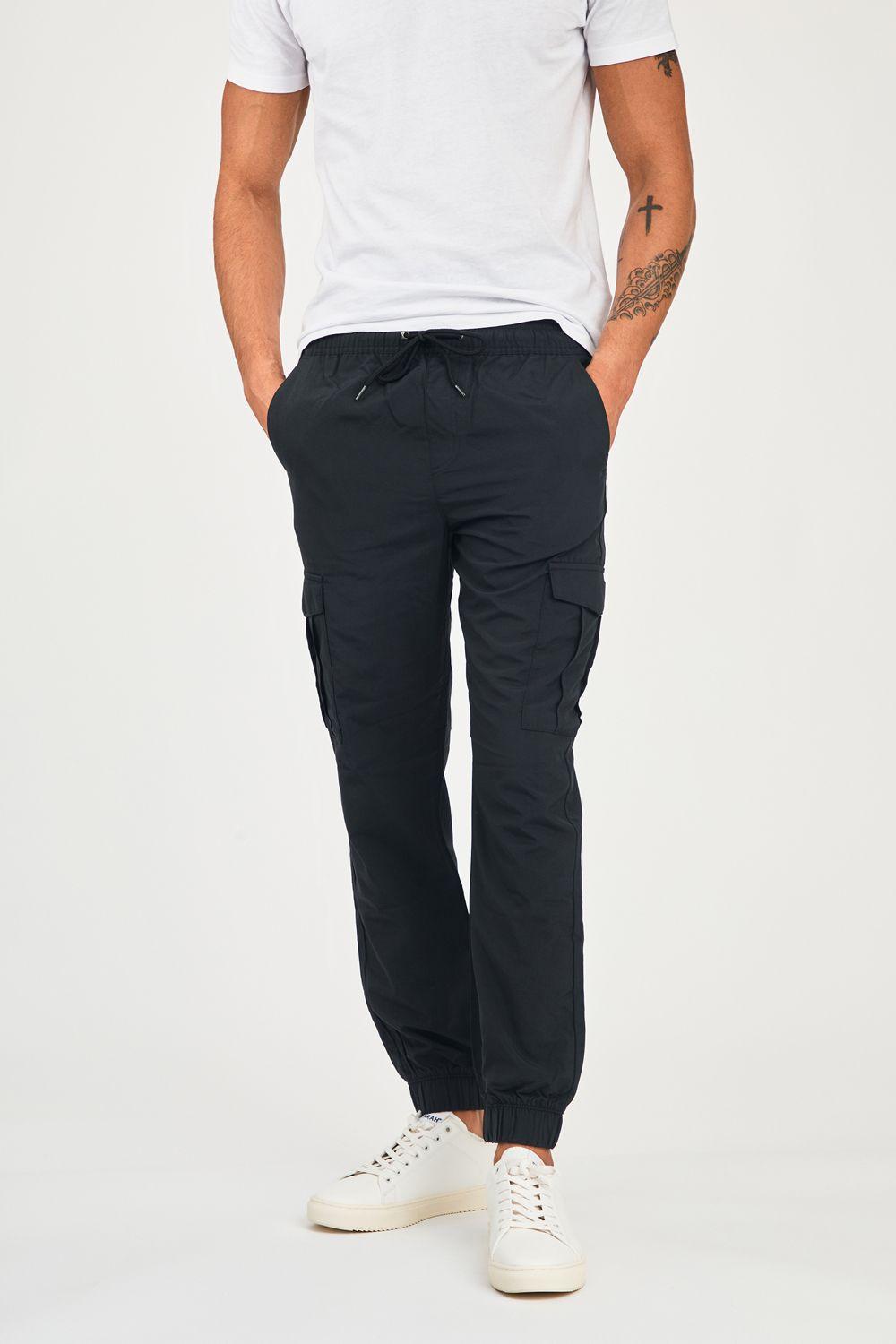 Nylon Drawstring Cargo Trousers by TOKYO LAUNDRY