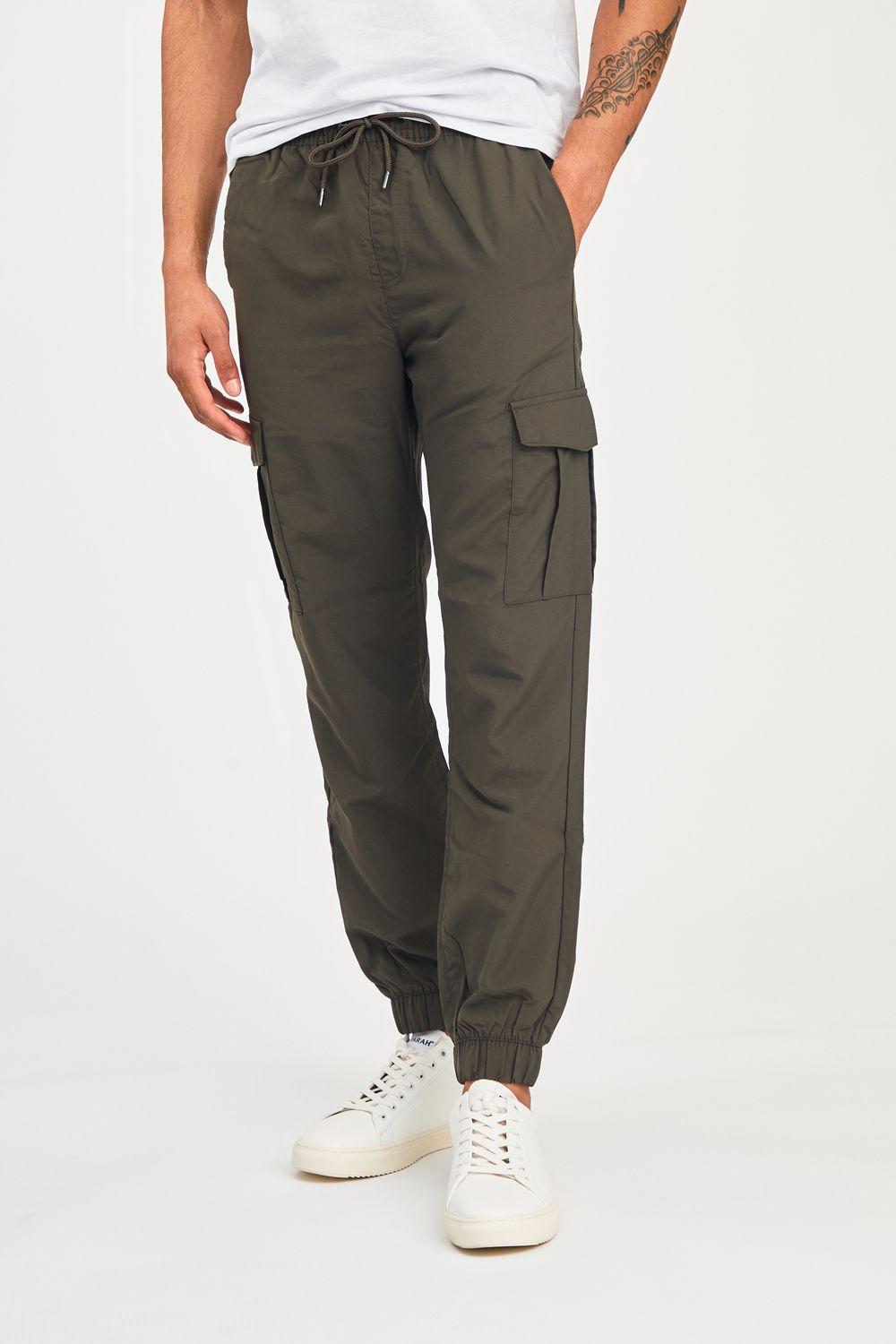 Nylon Drawstring Cargo Trousers by TOKYO LAUNDRY