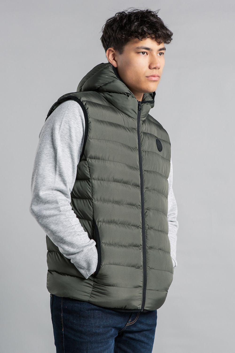 Padded Hooded Gilet with Full Zip by TOKYO LAUNDRY