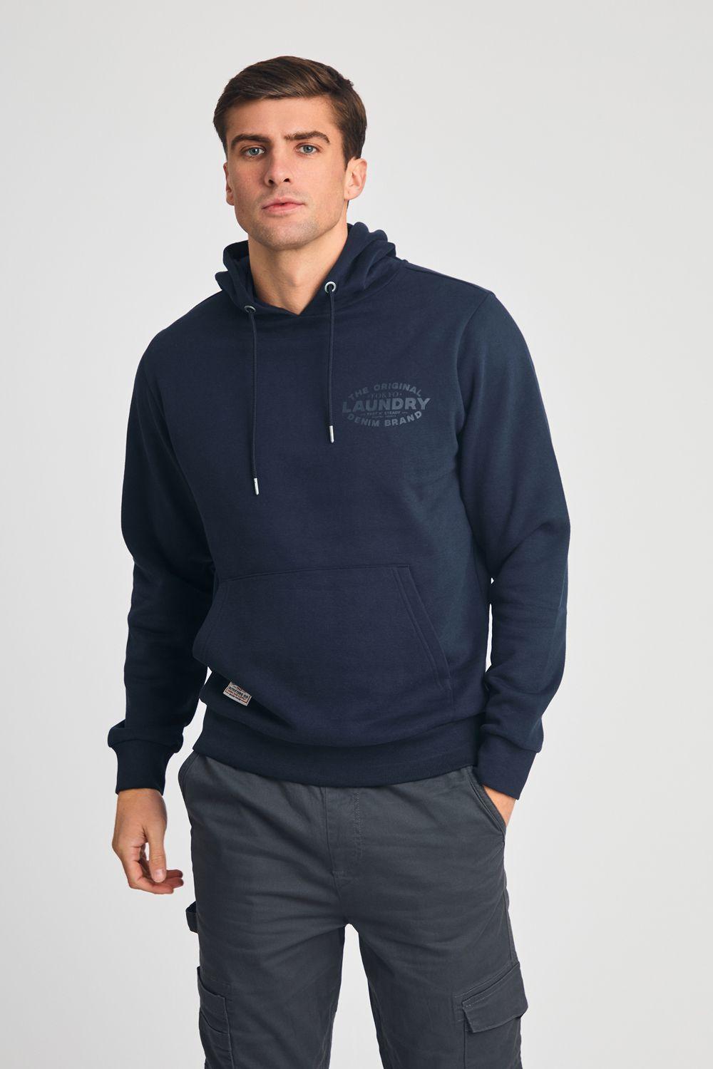 Printed Hoody with Drawcord by TOKYO LAUNDRY