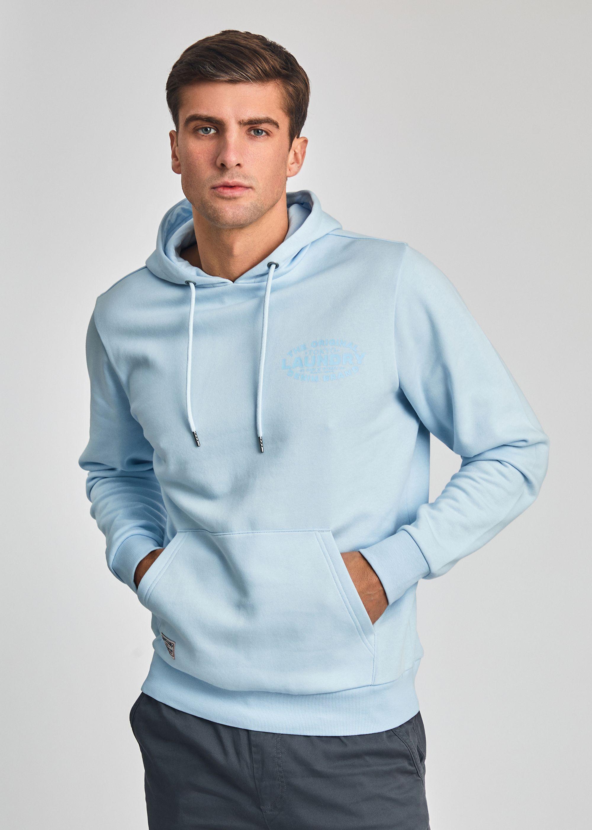 Printed Hoody with Drawcord by TOKYO LAUNDRY