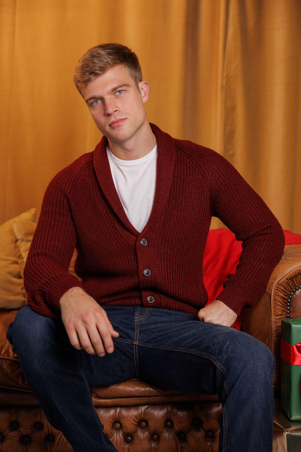 Shawl Neck Ribbed Cardigan by TOKYO LAUNDRY