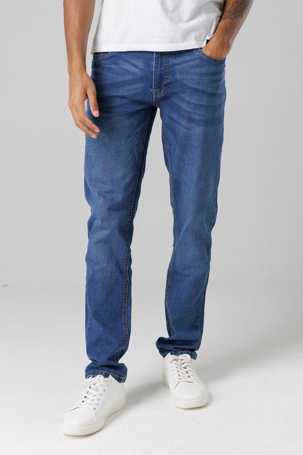 Slim Fit Cotton Blend Jeans by TOKYO LAUNDRY