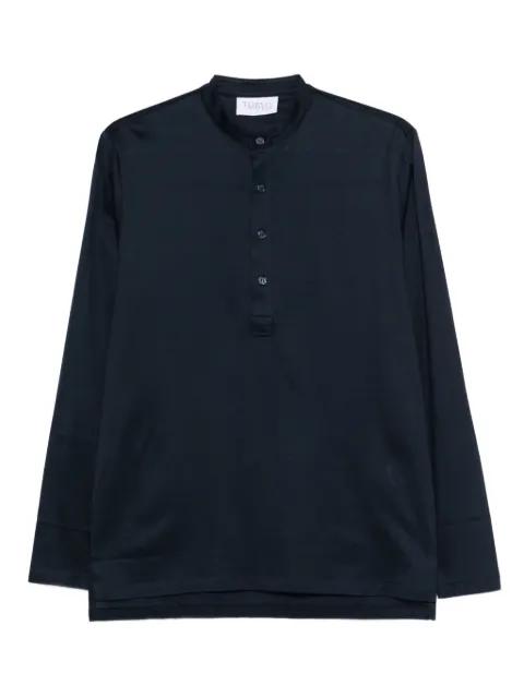 buttoned blue polo shirt by TOKYO