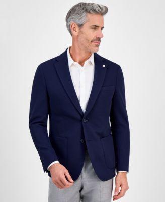 Men's Slim-Fit Waffle Stretch Sport Coat by TOM BAINE