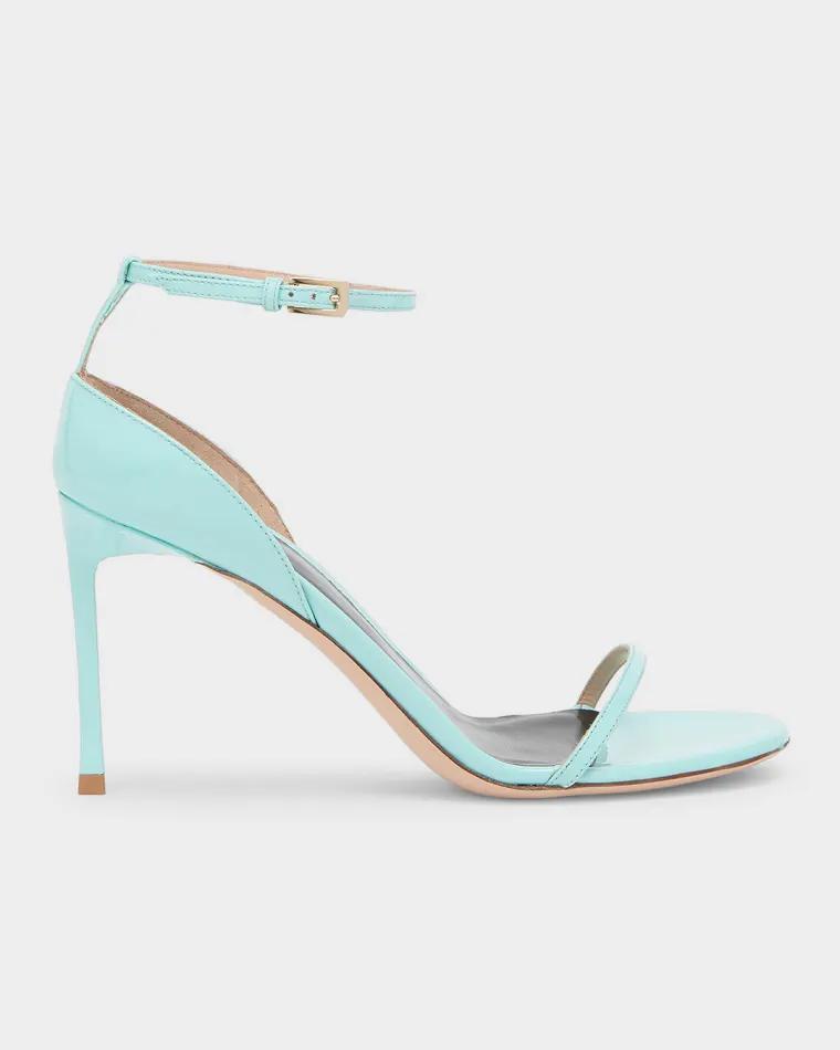 105mm Patent Leather Stiletto Sandals by TOM FORD