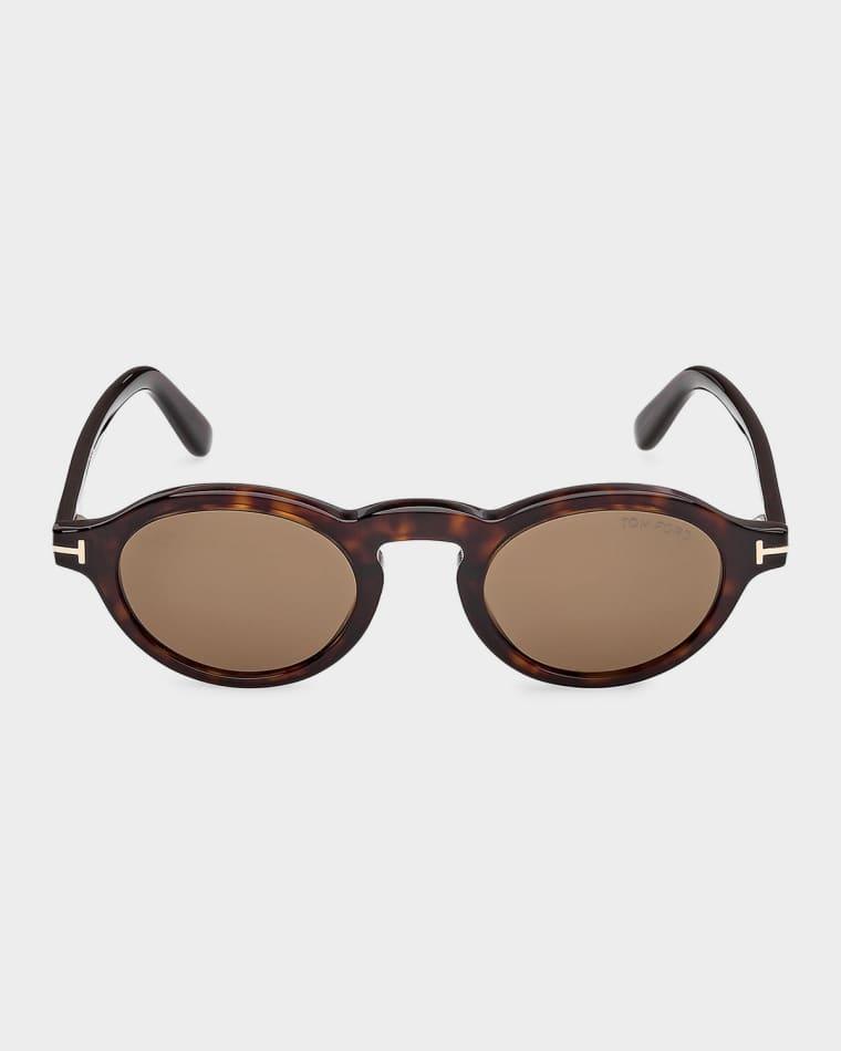 Aristotele-02 Round Acetate Sunglasses by TOM FORD