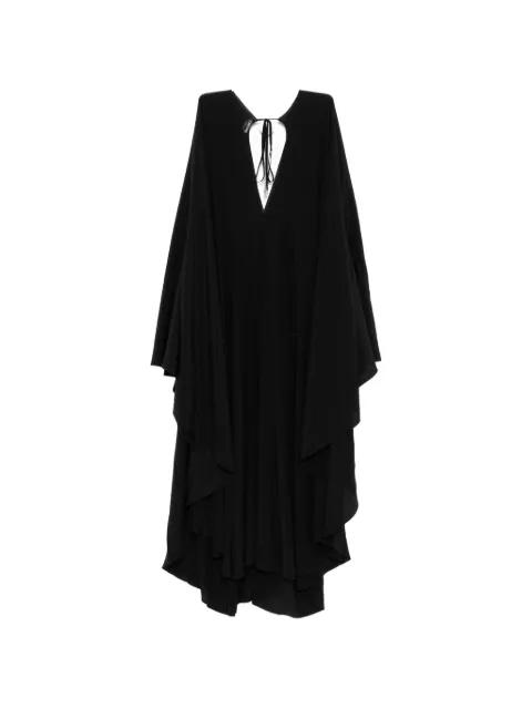 Asymmetric V-neck dress by TOM FORD