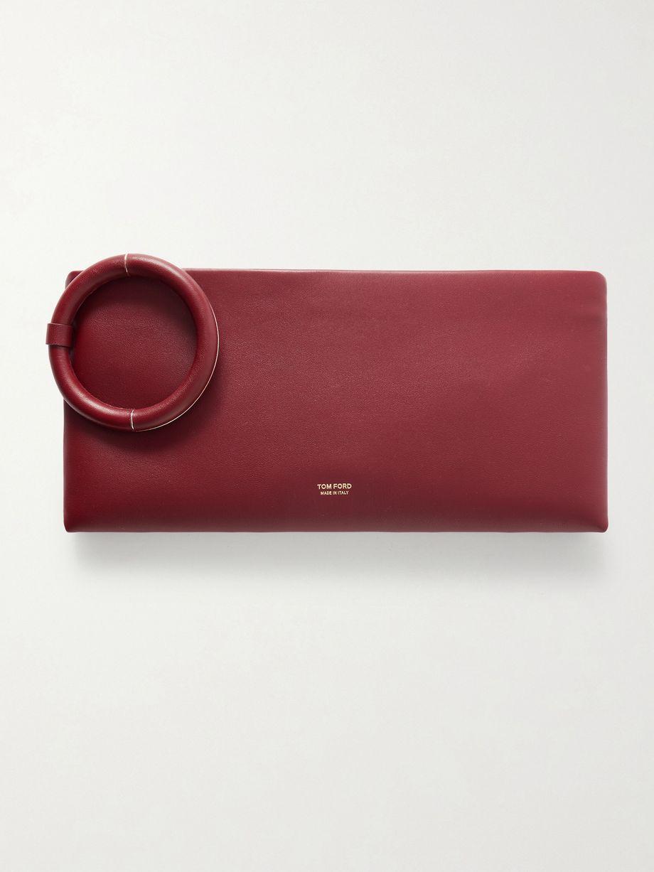 Aura leather clutch by TOM FORD