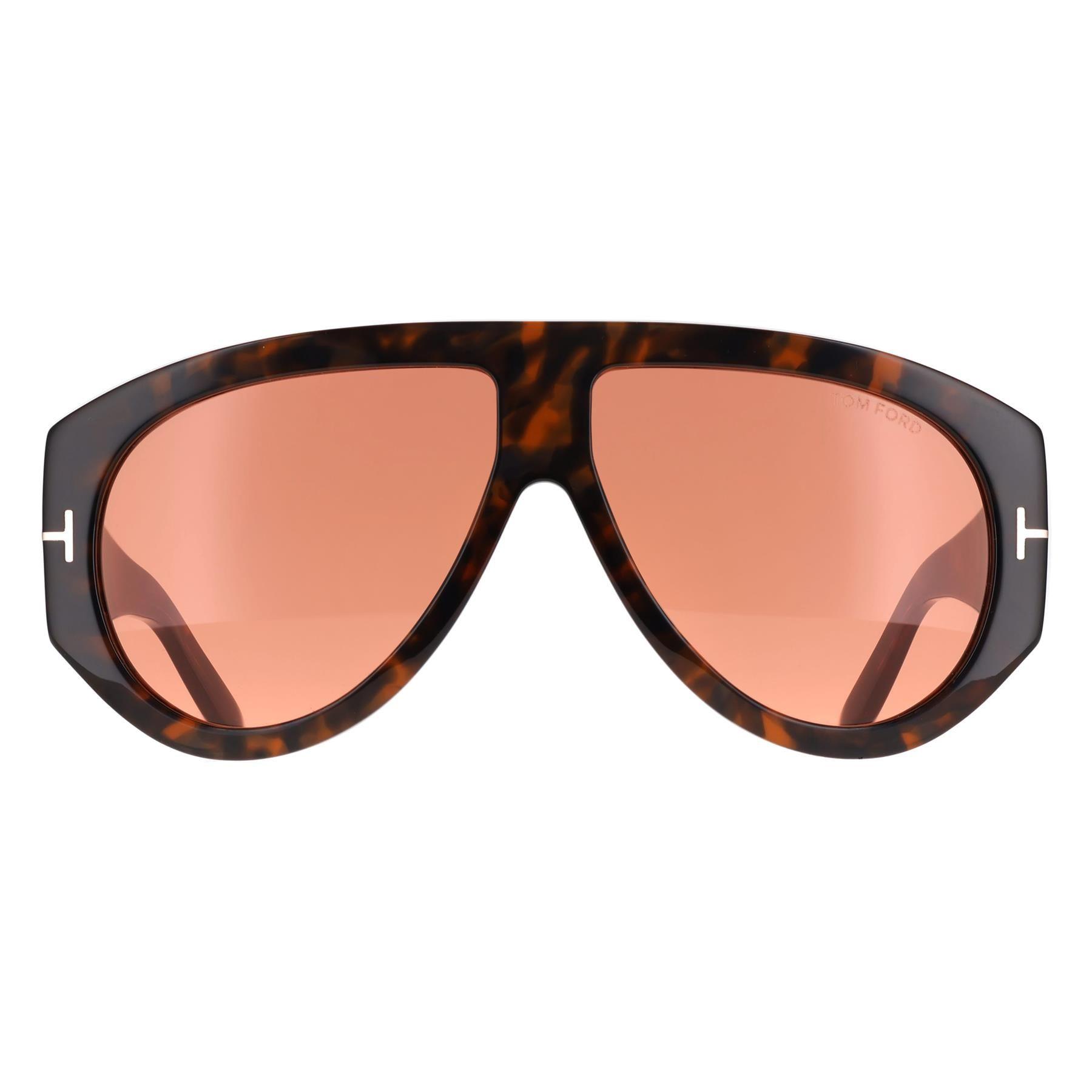 Aviator Dark Havana Bordeaux Bronson FT1044 by TOM FORD