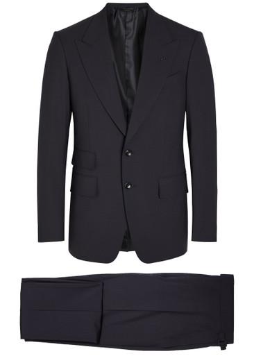 Bistretch Shelton wool-blend evening suit by TOM FORD