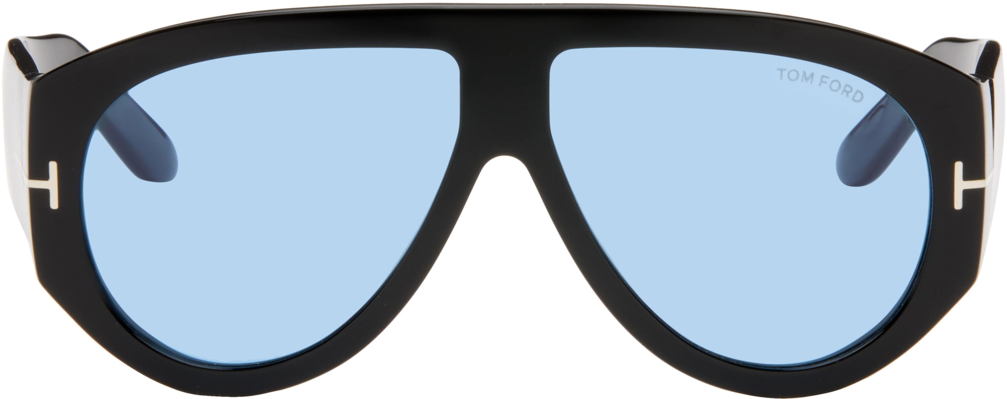 Black Bronson Sunglasses by TOM FORD
