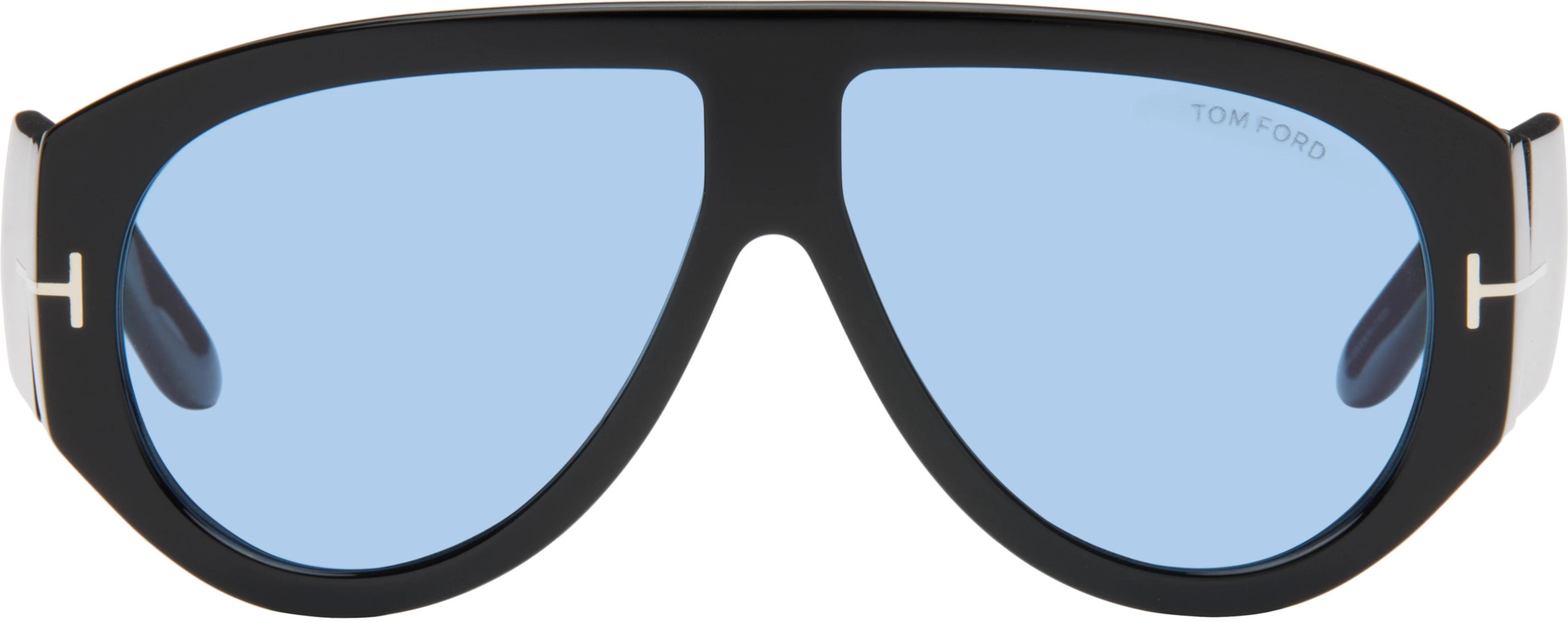 Black Bronson Sunglasses by TOM FORD