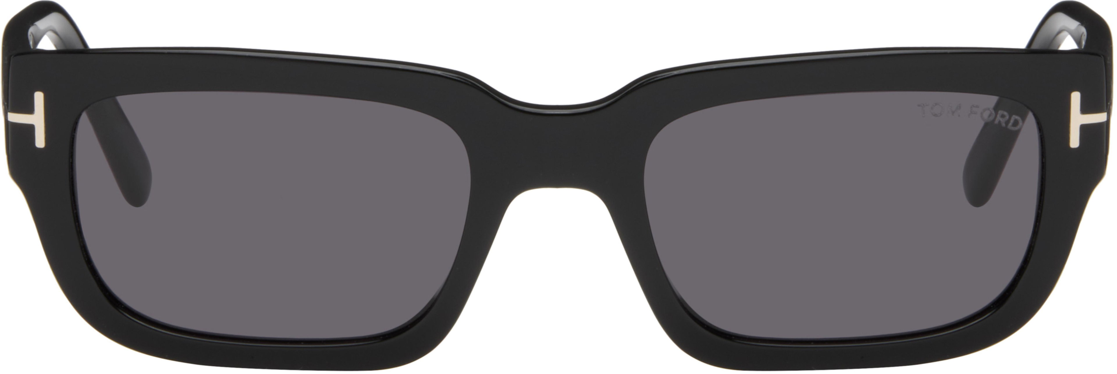 Black Ezra Sunglasses by TOM FORD