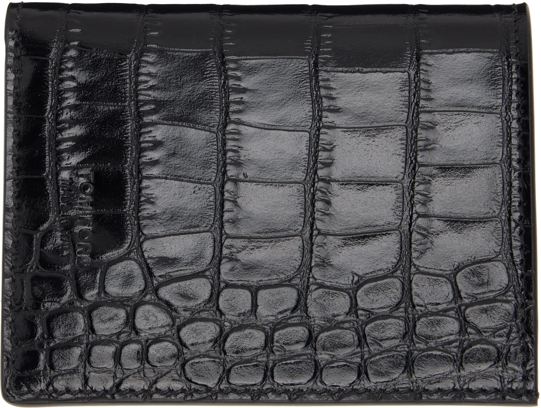Black Folding Card Holder by TOM FORD