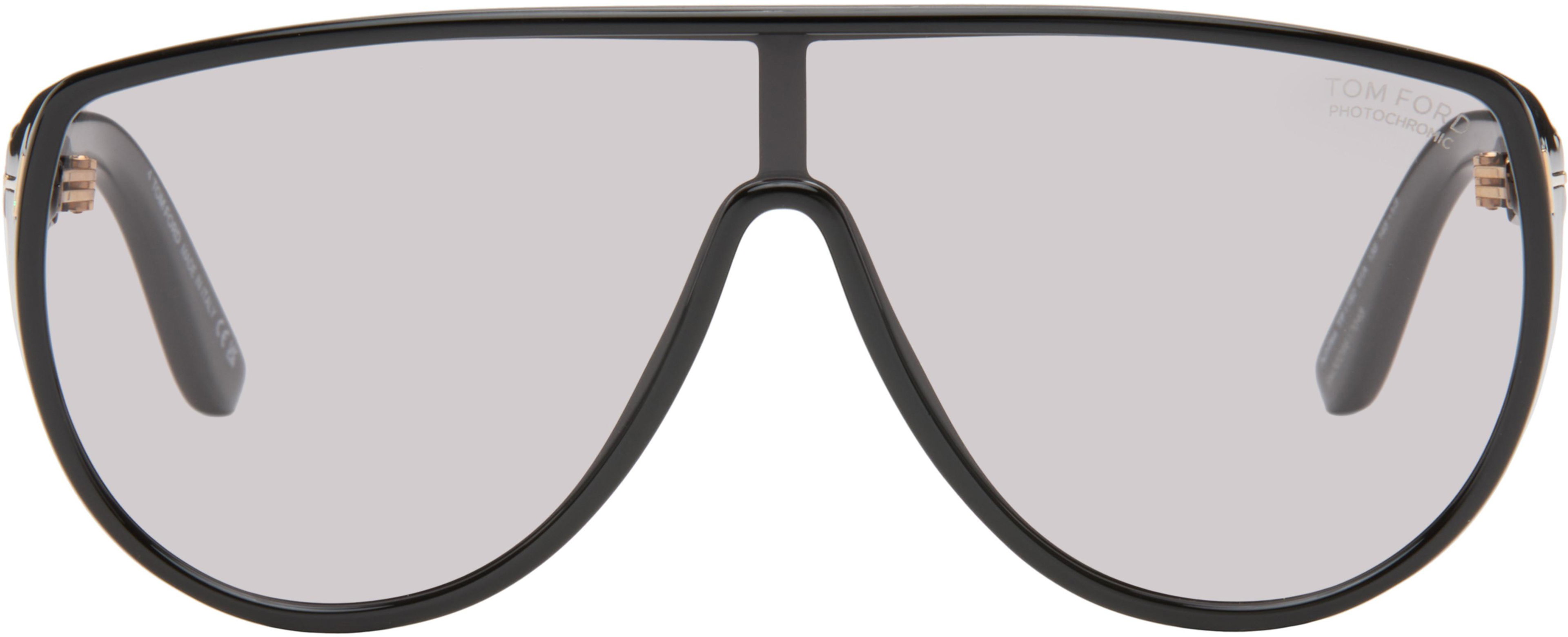 Black Photochromatic Achilles Sunglasses by TOM FORD