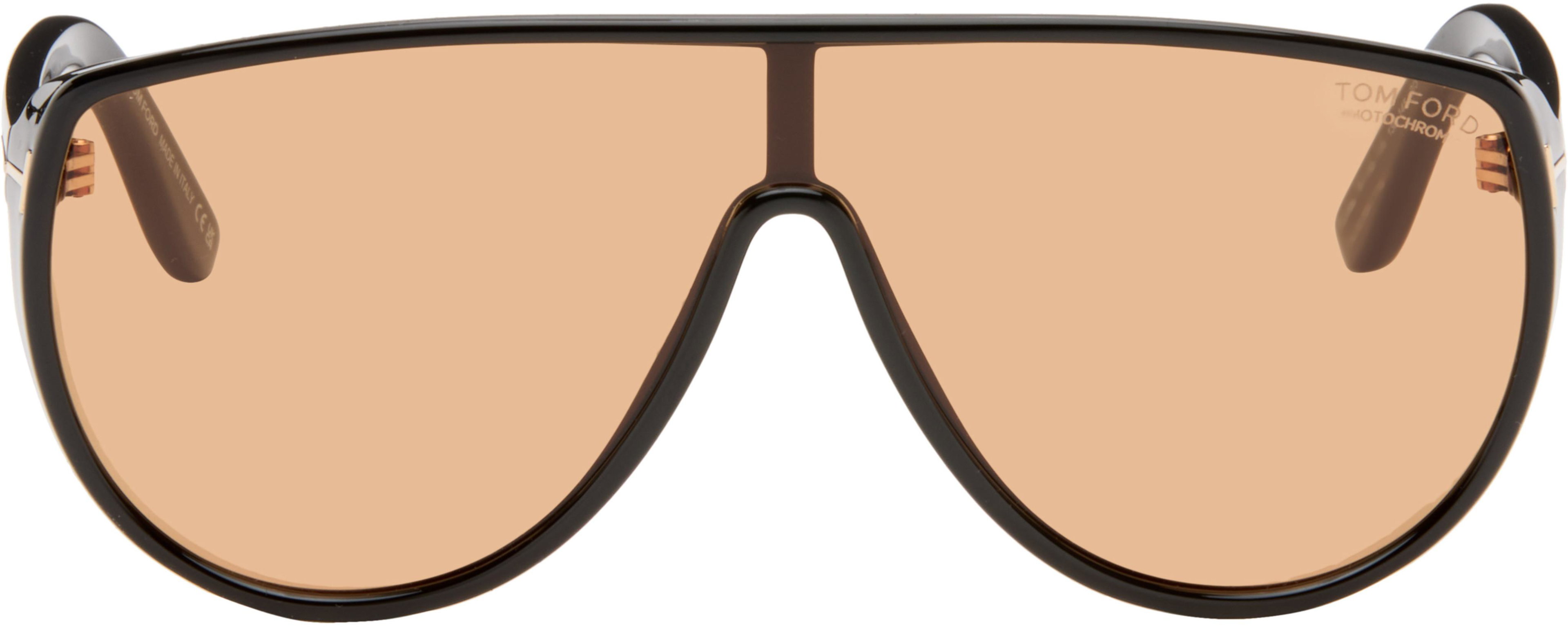 Black Photochromatic Achilles Sunglasses by TOM FORD