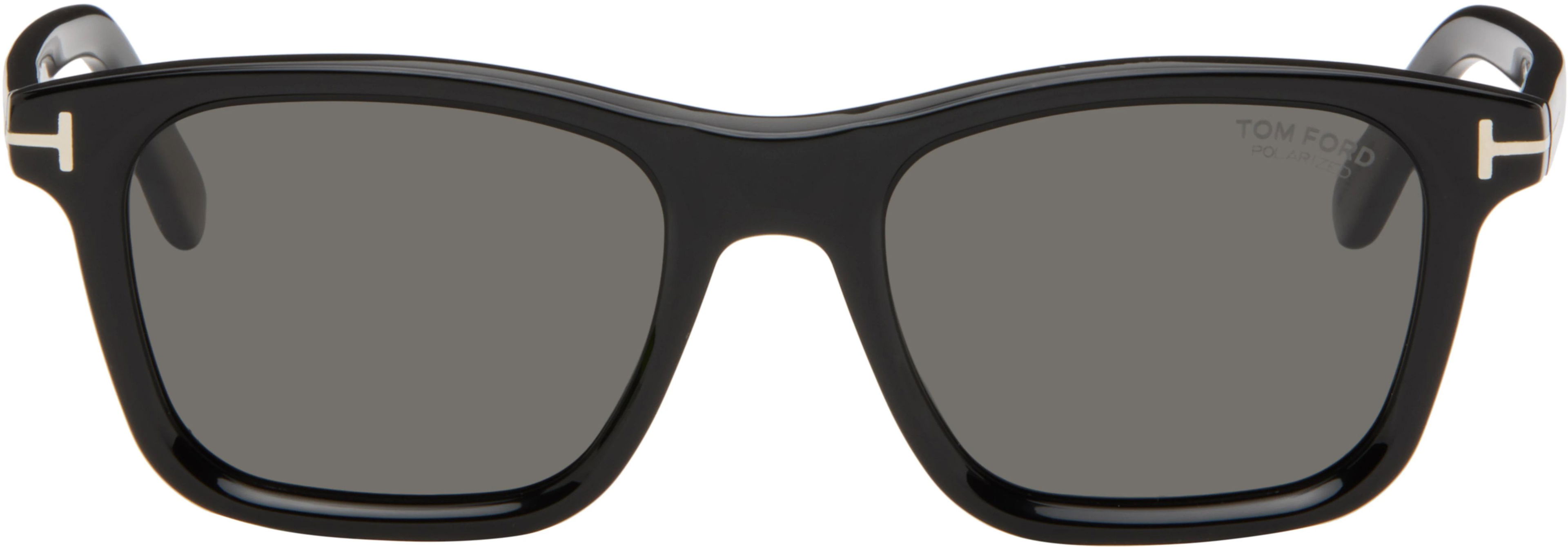 Black Polarized Barron Sunglasses by TOM FORD