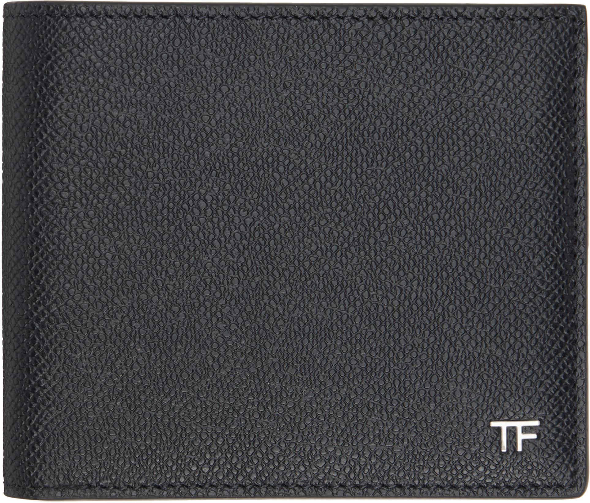 Black T Line Class Bifold Wallet by TOM FORD