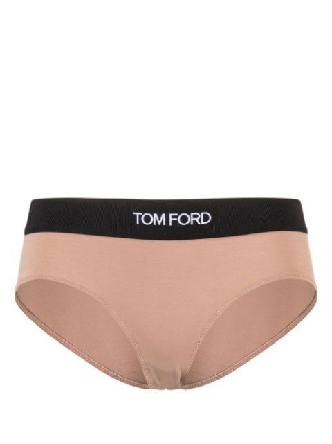 Boy logo-waistband briefs by TOM FORD