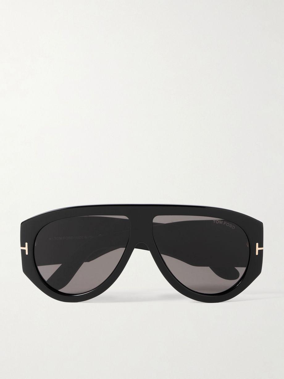 Bronson D-frame tortoiseshell acetate sunglasses by TOM FORD