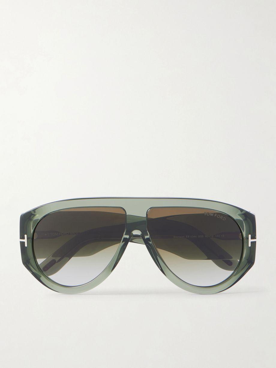 Bronson D-frame tortoiseshell acetate sunglasses by TOM FORD
