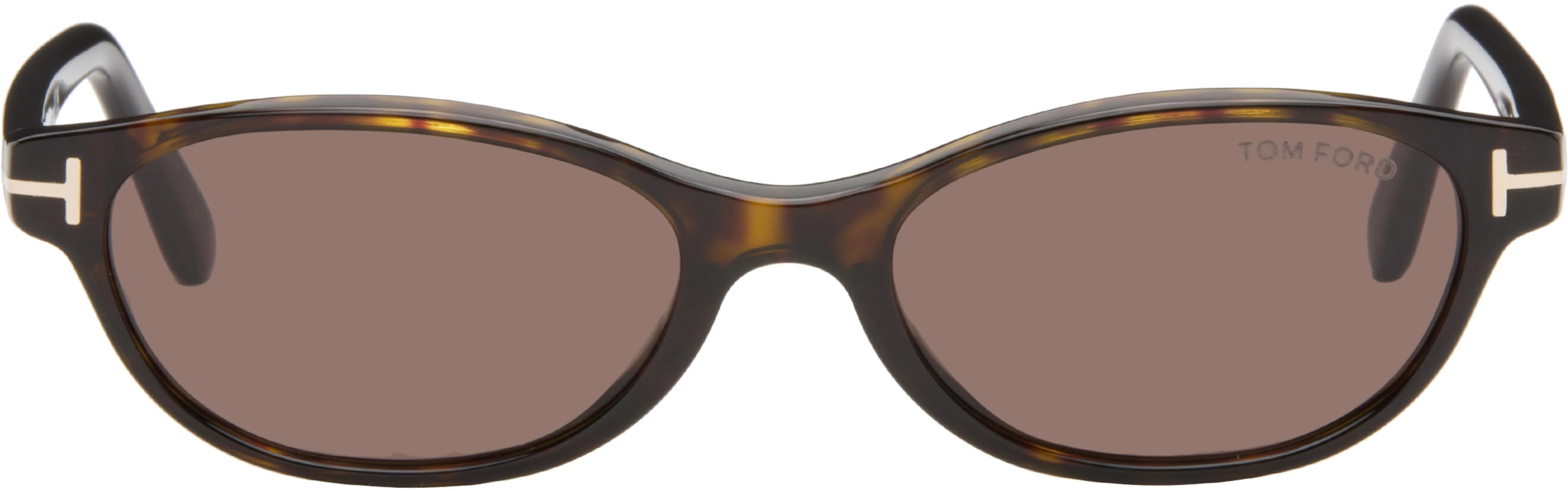 Brown Chloe Sunglasses by TOM FORD