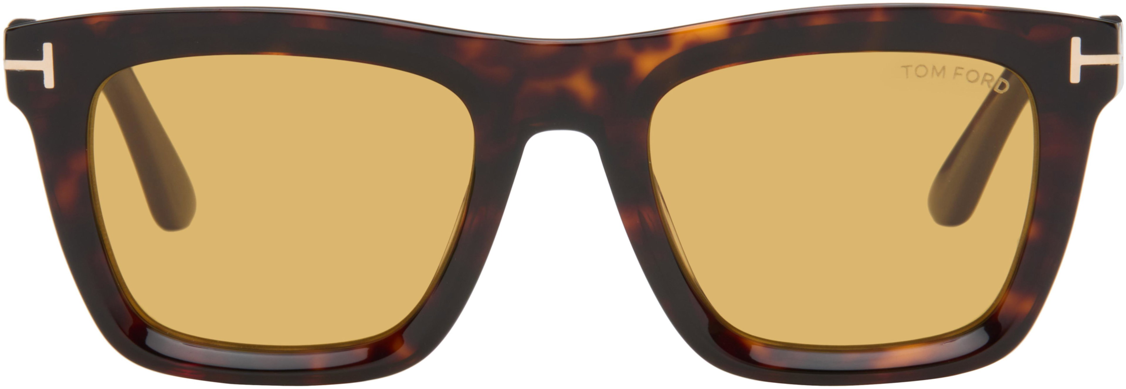 Brown Lelio Sunglasses by TOM FORD